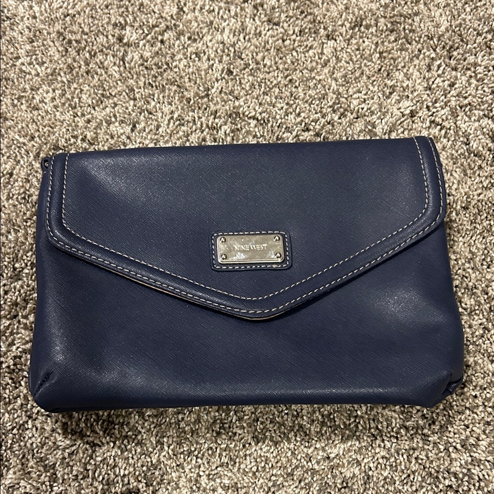 Nine West Dark Blue Clutch